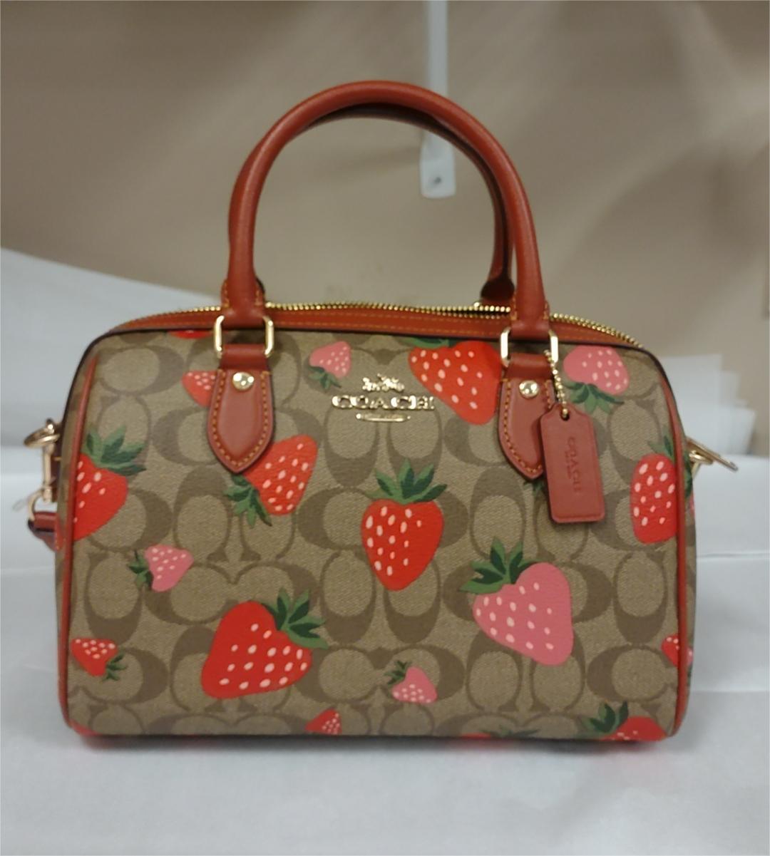 Coach strawberry satchel top