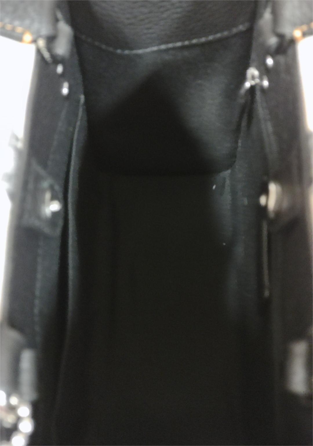 COACH CJ623 Dempsey Tote 22 Canvas & Leather Houndstooth Print Patch-Cream/Black