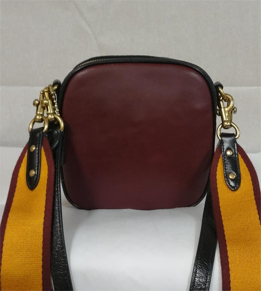 Coach 88224 kat crossbody camera bag - Deep Red Multi