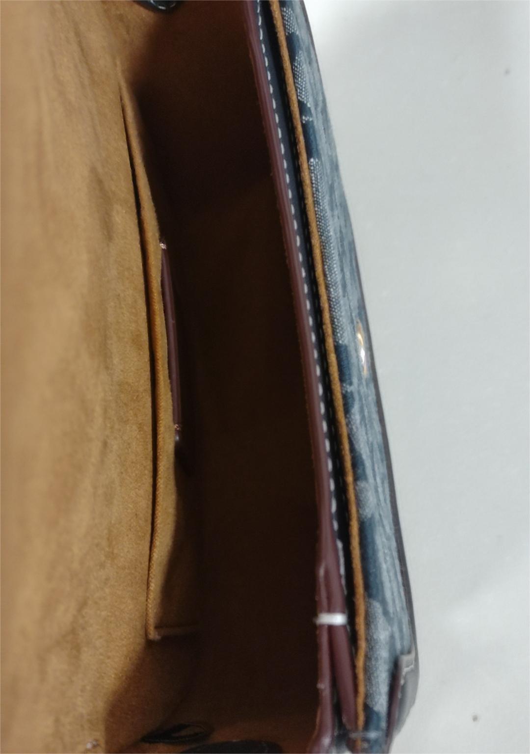 Coach CH143 Morgan Saddle Bag In Signature Denim Chambray - Denim Multi