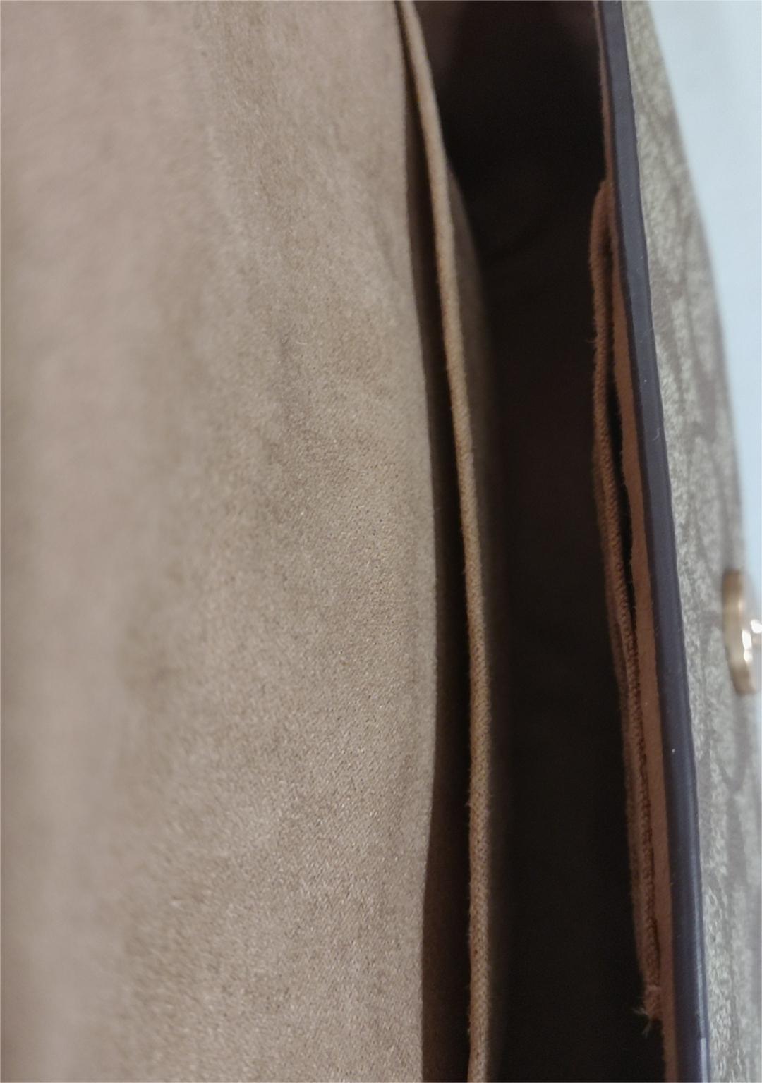 COACH CC033 Mini Grace Crossbody In Signature Canvas&snake-embossed leather