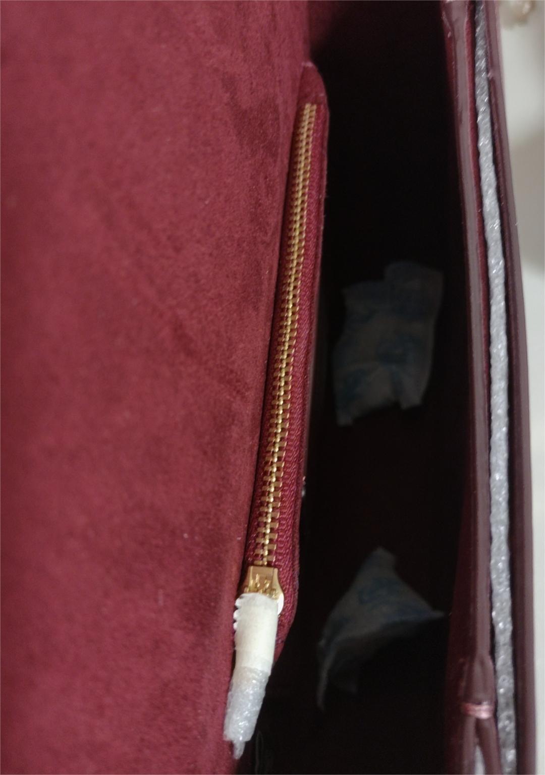 Coach 609 Hutton Saddle Bag in Colorblock Leather - Brass/Confetti Pink Multi