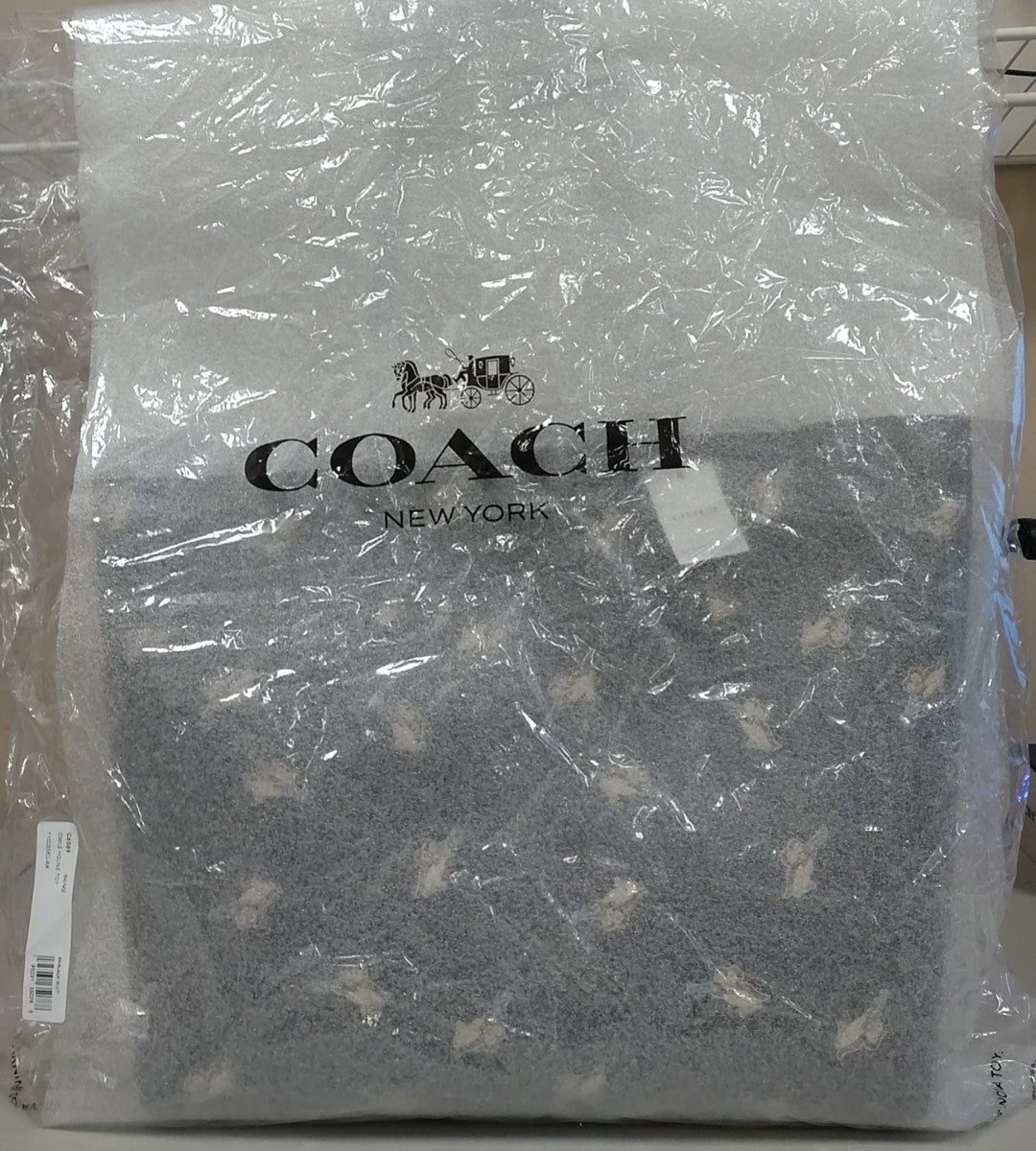 Coach C6589 Owls Highline Leather Tote - Brass/Black Multi