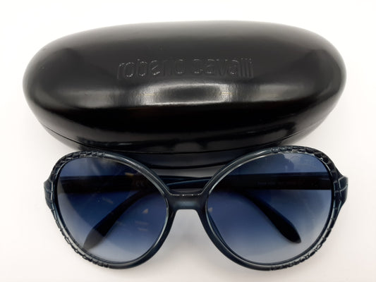 ROBERTO CAVALLI Maria 726S 92B 60-16 135 Light Blue/Blue Gradient Sunglasses