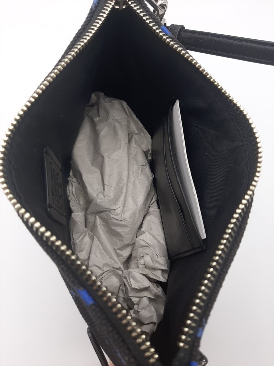 Coach F72399 Wristlet Pouch Bag - Brass/Moss