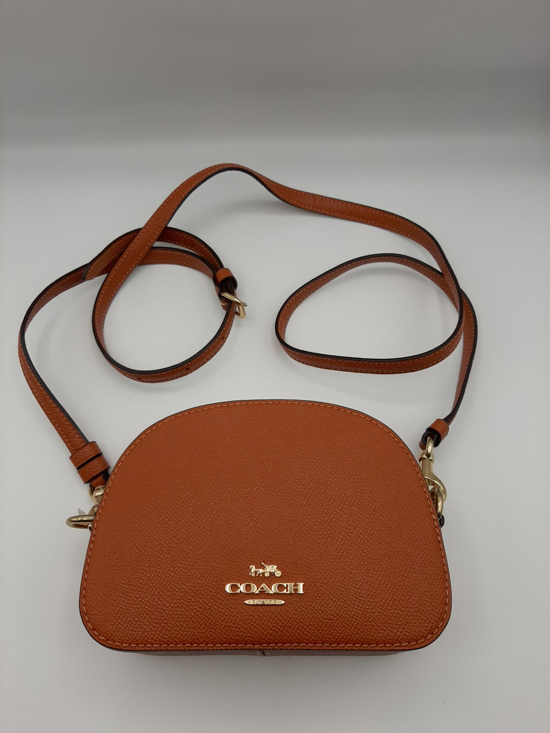 Coach 97561 Mini Serena Crossgrain Leather Crossbody bag Ginger