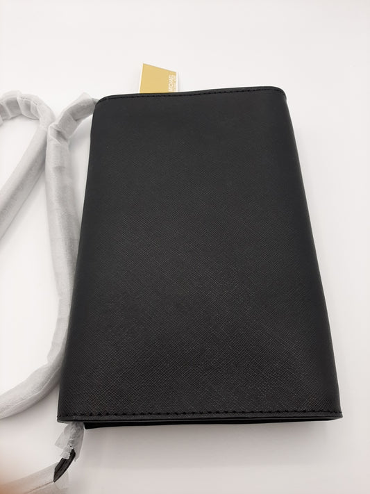 Michael Kors Jet Set Item Large Multifunction Crossbody Clutch Bag - Black