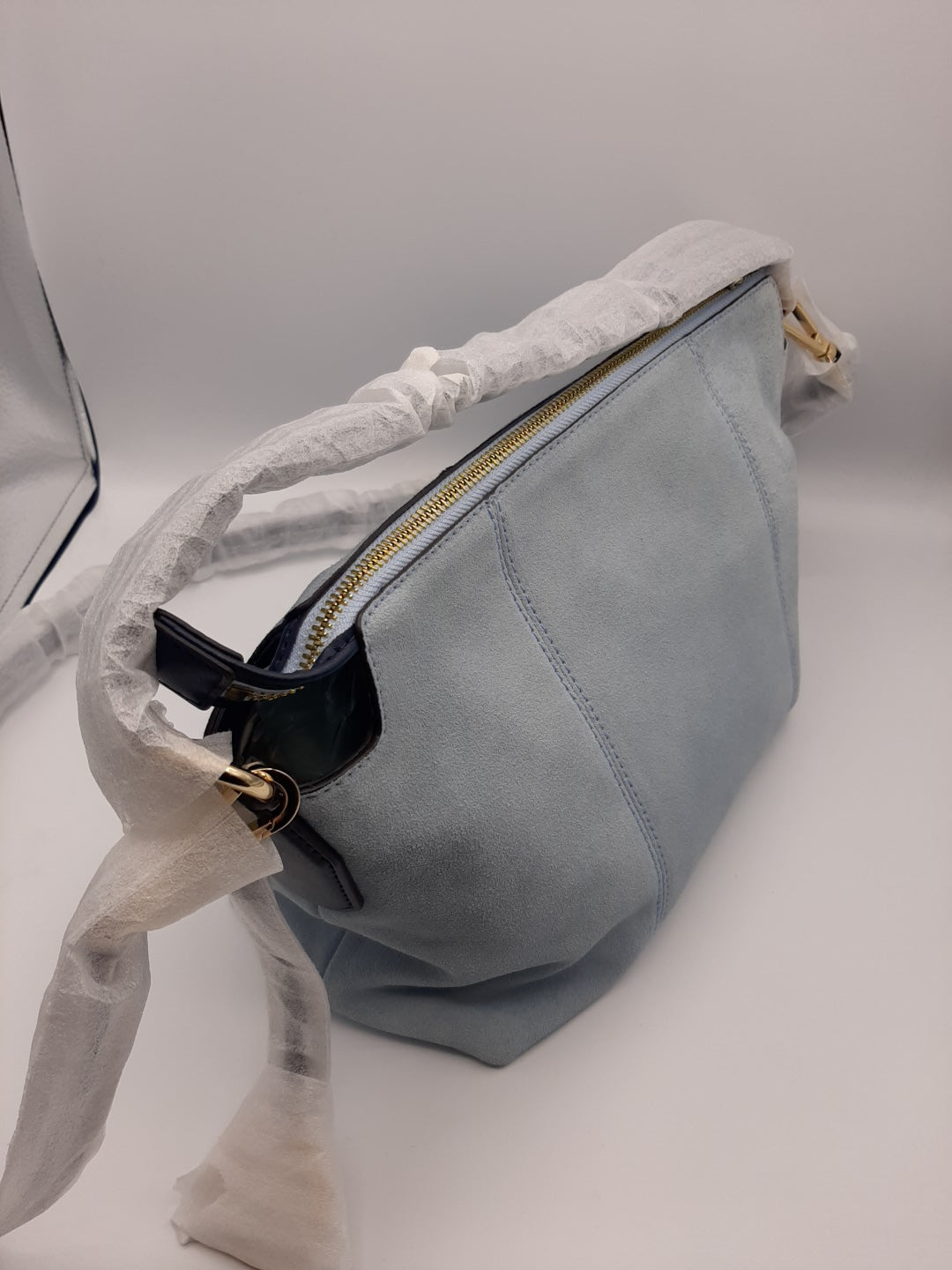 Michael Kors Brooke Medium East West Convertible Shoulder Bag - Light Sky Multi