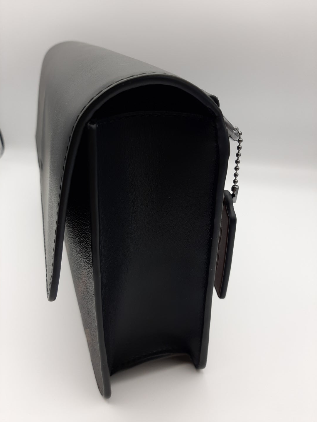 Coach C6585 Trainer Flap With Horse And Carriage Dot Print - Black