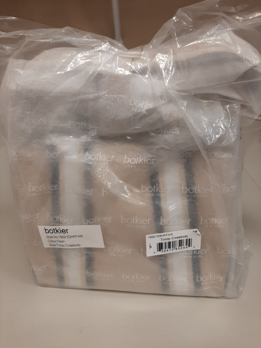 Botkier Trinity Leather Cross Body, Fawn - Adjustable/Detachable Strap