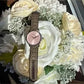 Coach 14503873 pink and brown women's watch front view