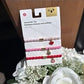 lululemon charm hair ties trio front view