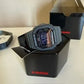 Casio G-SHOCK black digital watch front view