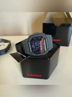 Casio G-SHOCK black digital watch front view
