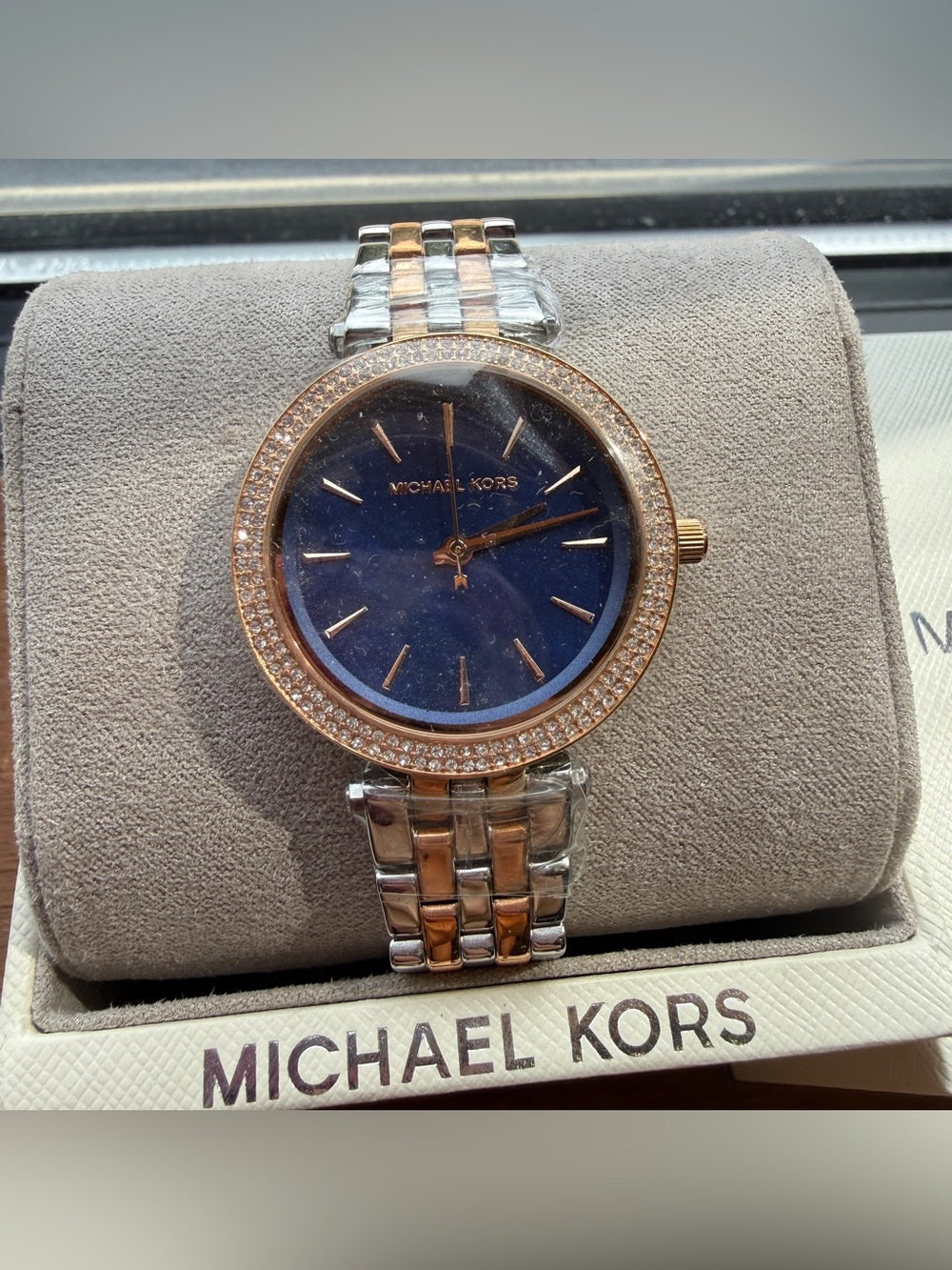 Michael Kors Two-Tone Rose Gold & Silver Watch MK3651 product detail