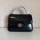 Tory Burch Robinson Spazzolato small top handle bag front view