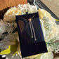 Swarovski Cupchain Crystal Tassel Necklace - 5517952 - front view