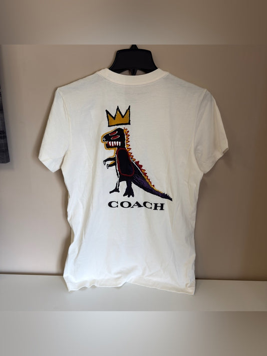 Coach C5177 dinosaur graphic T-shirt front view