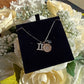 Swarovski Gemini Zodiac Crystal Pendant Necklace - 5349217 - front view
