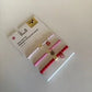 lululemon charm hair ties trio detail