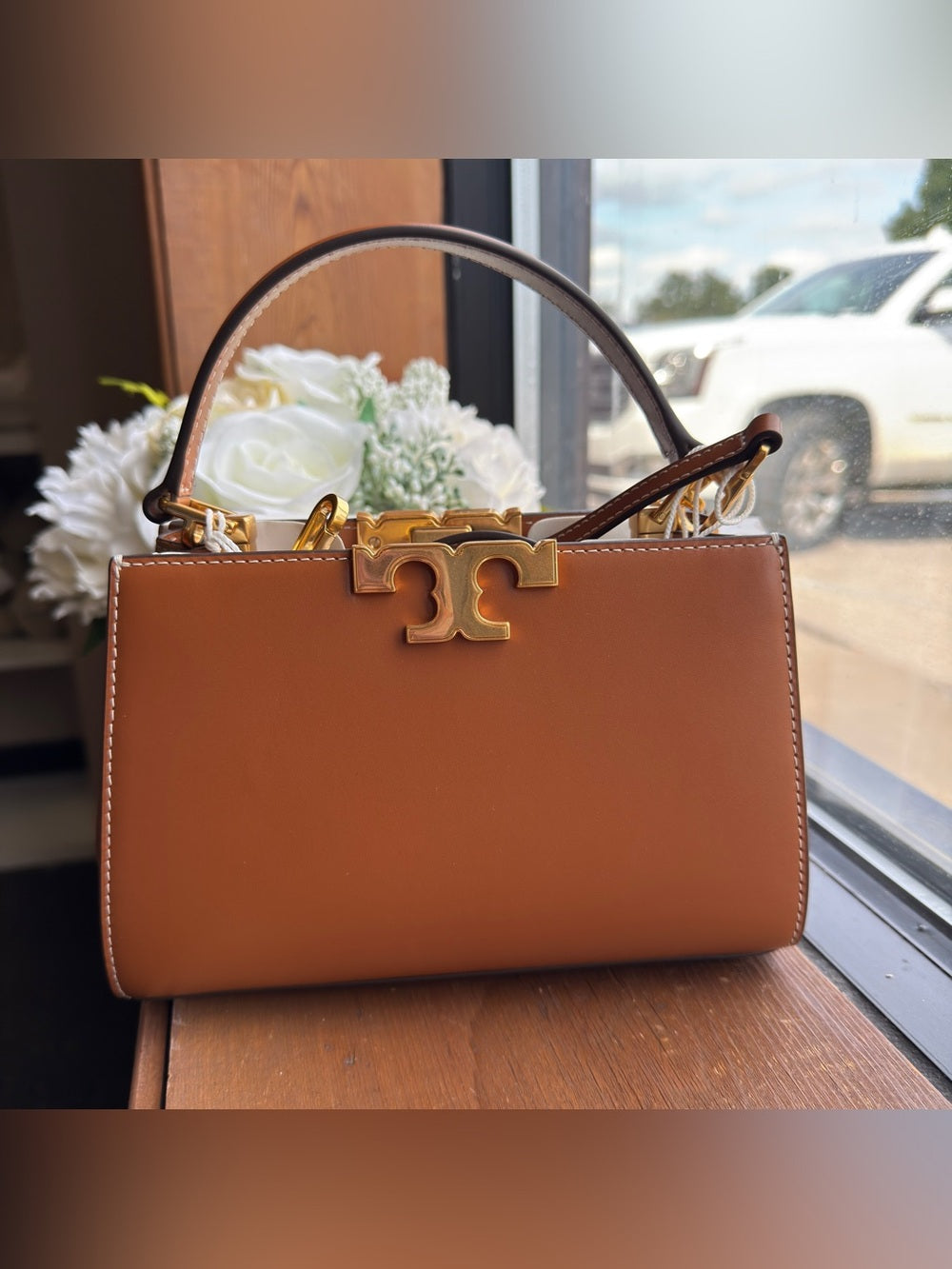 Tory Burch Eleanor Mini Satchel detail