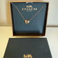 Coach F27135 rose gold heart necklace detail