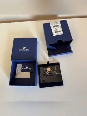 Swarovski Zodiac pendant necklace detail