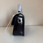 Tory Burch Robinson Spazzolato small top handle bag detail