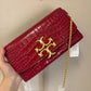 Tory Burch 77037 Eleanor embossed clutch detail