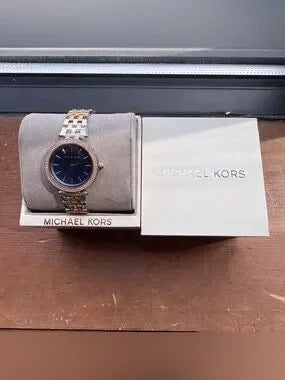 Michael Kors Two-Tone Rose Gold & Silver Watch MK3651 product detail