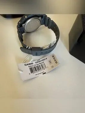 Casio G-SHOCK black digital watch detail