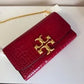 Tory Burch 77037 Eleanor embossed clutch detail