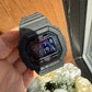 Casio G-SHOCK black digital watch detail