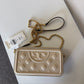 Tory Burch quilted cream leather chain crossbody detail