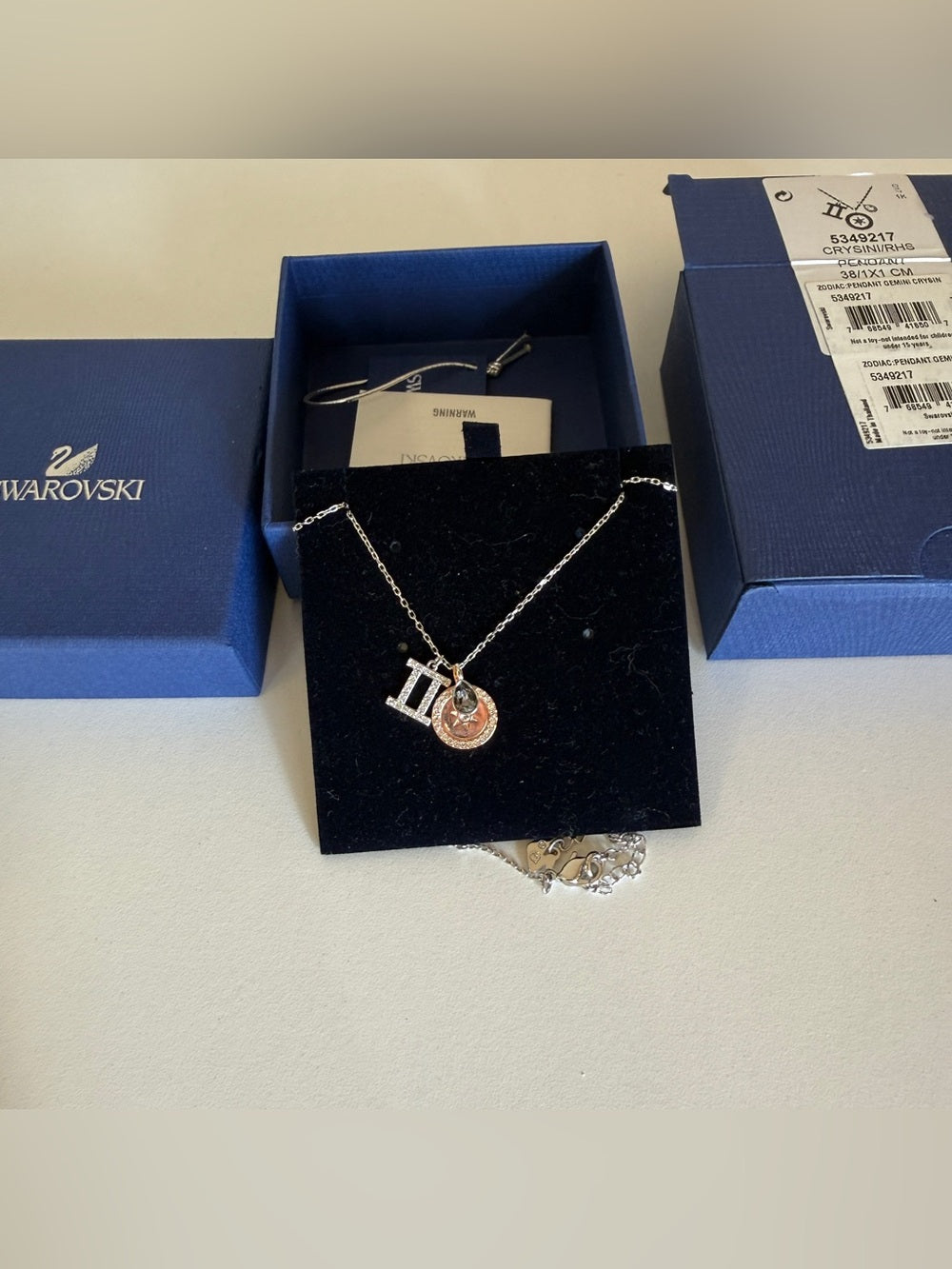 Swarovski Gemini Zodiac Crystal Pendant Necklace - 5349217 - detail 4