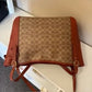 Coach C8354 Alana signature canvas tote detail