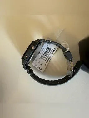 Casio G-SHOCK black digital watch detail