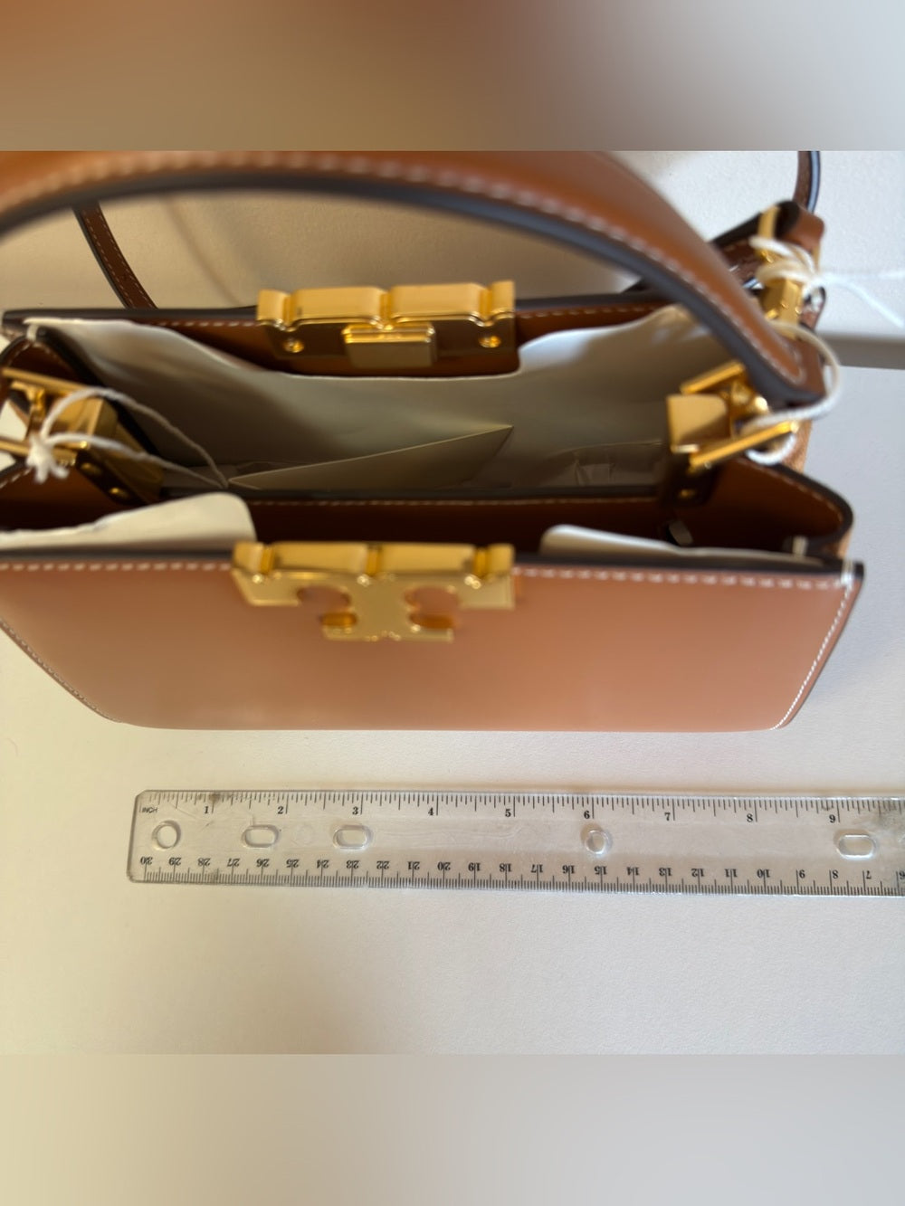 Tory Burch Eleanor Mini Satchel detail