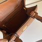 Tory Burch Miller leather satchel in brown detail