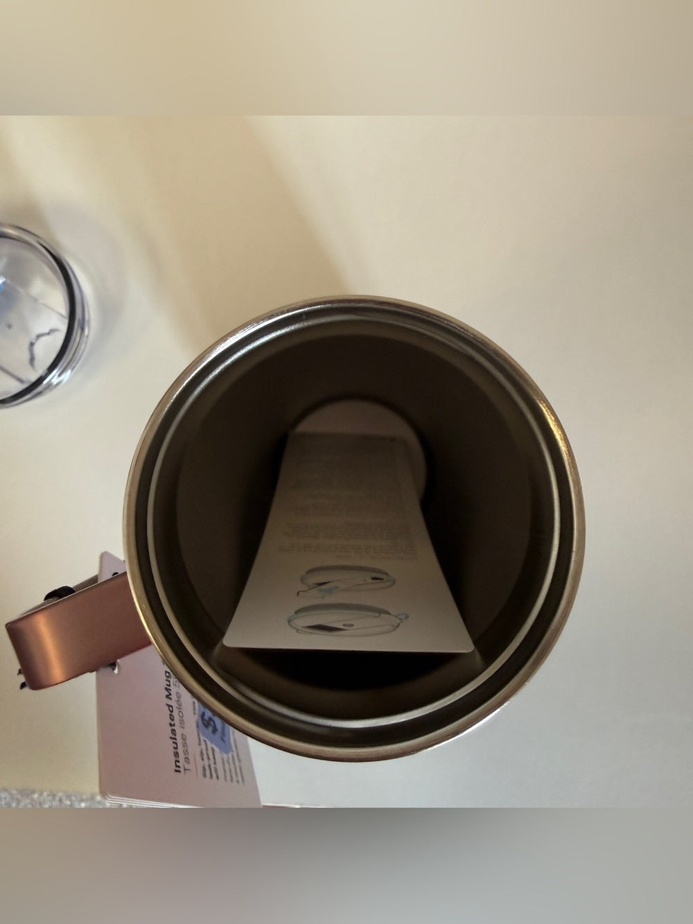 lululemon 20 oz multicolor gradient insulated mug detail