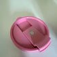 lululemon pink 20 oz insulated mug detail