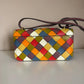 Tory Burch Eleanor woven shoulder bag in multicolor detail