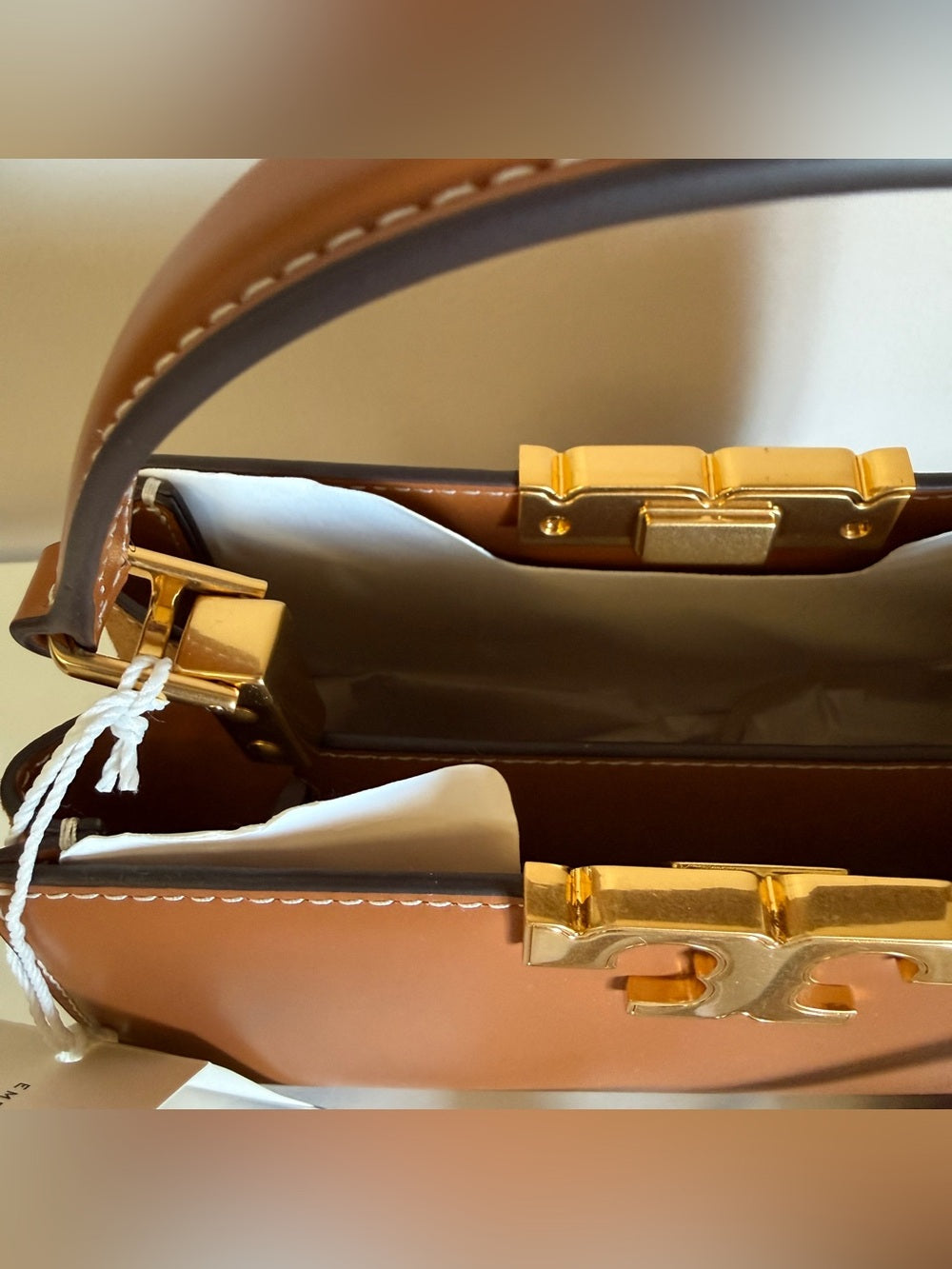 Tory Burch Eleanor Mini Satchel detail