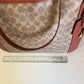 Coach C8354 Alana signature canvas tote detail