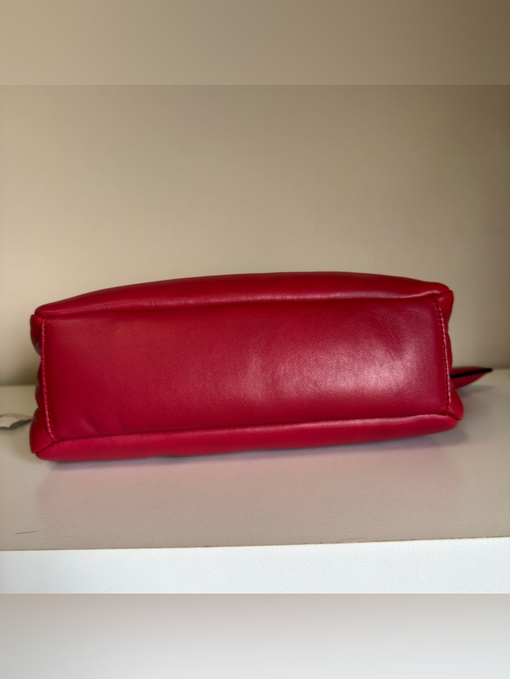Coach C0772 Pillow Tabby 26 shoulder bag in red detail