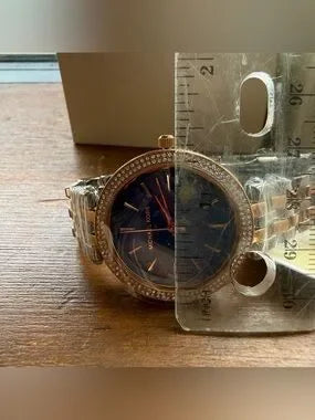 Michael Kors Two-Tone Rose Gold & Silver Watch MK3651 product detail