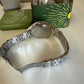 Fossil BQ2506 green dial bracelet watch detail