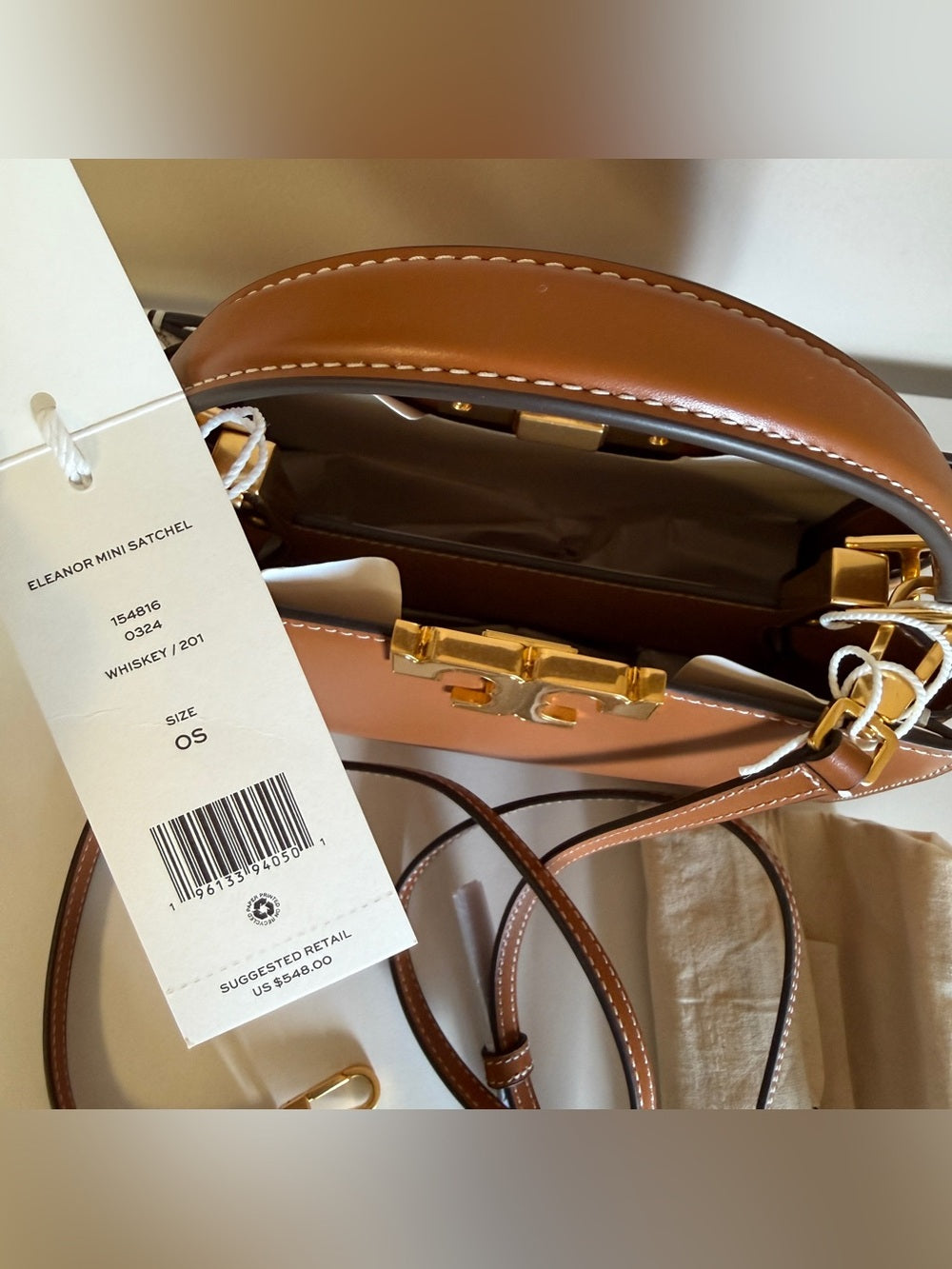Tory Burch Eleanor Mini Satchel detail