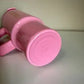 lululemon pink 40 oz insulated tumbler detail