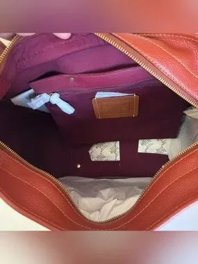 Coach C8354 Alana signature canvas tote detail